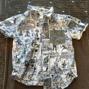 Spiderman button up shirt